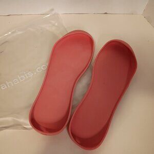 MAHABIS Size 38 (US 7.5) Replacement Slipper Soles Coral